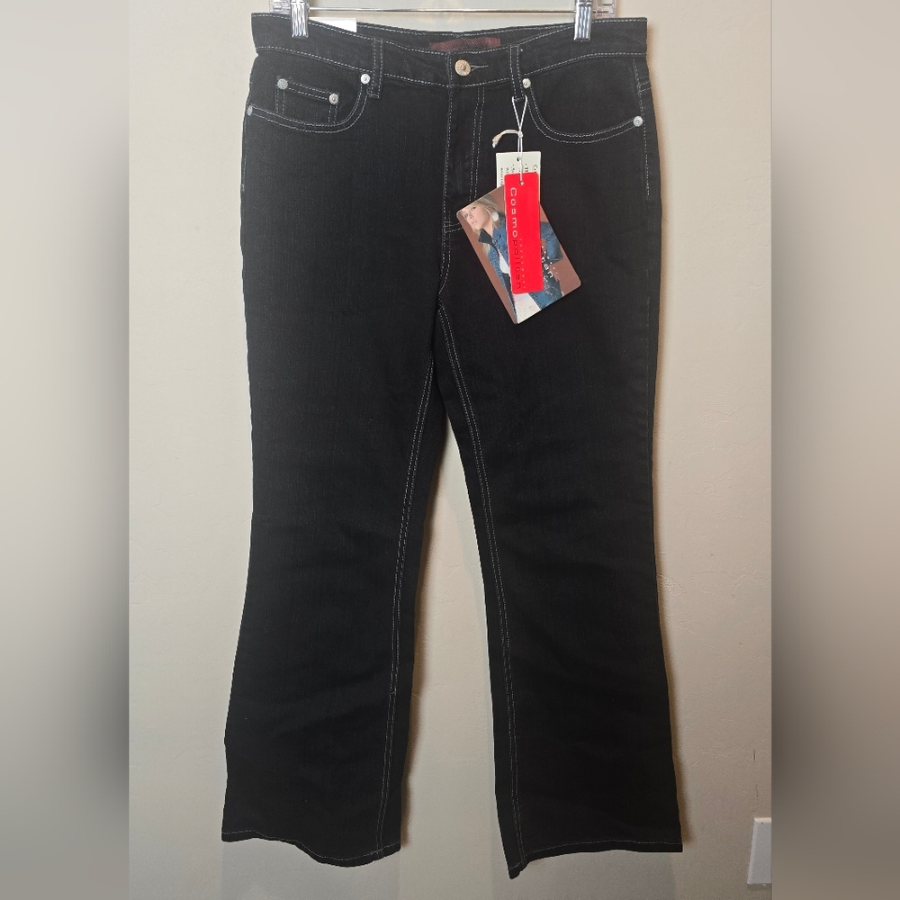 Cosmopolitan Women's Black Boot Cut Jeans NWT